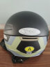 YEMA 3C认证359S电动摩托车头盔男女夏季防晒半盔安全帽新国标 亚黑花+咖短 晒单实拍图