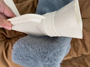 袖悠热水袋注水大号暖水袋长条冬天防爆暖手暖脚暖脖子暖床暖肚子神器 长条灰色羊羔毛绒套装-2L 实拍图