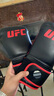 UFC 泰击手套泰拳自由搏击MMA训练成人儿童初学者练习拳套打沙袋拳套 UFC经典黑红白配色 14OZ 实拍图
