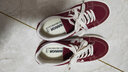 回力（Warrior）女鞋帆布鞋女款春秋季百搭小白鞋女港风复古板鞋情侣休闲运动鞋子 酒红色042 38 实拍图