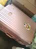 EAZZ【一体铝框】行李箱铝框拉杆箱万向轮旅行箱男女学生密码箱皮箱子 【升级一体化铝框】玫瑰金 26英寸 35%选择中长途8-15天 实拍图