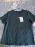 横行道短袖t恤女装2026夏季新款纯色字母刺绣宽松体恤圆领上衣半袖 牛仔蓝 2XL 实拍图