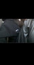 李宁（LI-NING）外套男女同款连帽卫衣春秋季新款情侣款上衣休闲针织开衫运动外套 标准黑(连帽-春秋季薄绒） L 实拍图