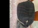 蒙奈特（MONAITTE）帽子男新款秋冬潮流鸭舌帽男士中老年爸爸格纹复古贝雷帽前进帽女 黑色 均码 可调节（54-61CM） 实拍图