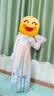 安妮优儿（Anneyol）汉服女童秋款2025新款古风连衣裙女孩唐装儿童超仙古装裙子春秋 粉红色 130 实拍图