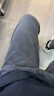 Foss Phil牛仔裤子男春夏季宽松直筒休闲美式高街潮流垂感长裤S336黑灰XL 晒单实拍图