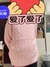 巴拉巴拉童装儿童毛衣男童女童2025冬装毛衫亲子装内搭针织衫209425103204 实拍图