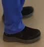 斯凯奇（Skechers）男鞋保暖男靴高帮鞋加厚加绒棉鞋一脚蹬休闲运动鞋237283C 全黑色/BBK 44 实拍图