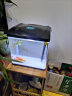 森森（SUNSUN） 鱼缸水族箱金鱼缸带灯鱼缸过滤器玻璃鱼缸桌面鱼缸 黑色 HR-300含鱼缸 灯 水泵（带18件） 实拍图