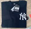 NEW ERA纽亦华MLB腰果花运动短袖T恤男女情侣NY LA印花NE 14179141-黑色-NY 腰果花 S 实拍图