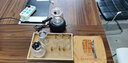 SYANF全自动煮茶器玻璃壶煮茶炉蒸汽煮茶壶迷你电陶炉家用煮茶炉花茶壶 10-海无涯炉+三角壶大全组 900ml 实拍图