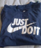 耐克(NIKE)男短袖T恤 纯棉 运动休闲 经典简约 AR5007-410 深藏青XXL 实拍图