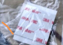 3M泡棉双面胶强力贴片固定无痕耐高温车用摆件支架浴室家用粘墙面瓷砖固定插线板 白色30片 圆形 直径80mm厚3mm 实拍图