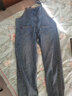 米度丽孕妇装春秋孕妇背带裤春装牛仔裤宽松外穿时尚长裤孕妈装2753 蓝色 XL码（建议120-150斤左右） 实拍图