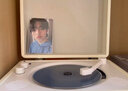 MIDDIX麦迪克复古cd机播放器CD音响一体式唱片机便携发烧友音乐专辑光盘碟片蓝牙音箱车载随身听生日礼物 珍珠白【皮革款】 实拍图