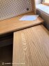 源氏木语实木书桌书架一体桌转角折叠办公桌1.2米右转角大小书桌+柜+上架 晒单实拍图