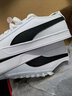 彪马（PUMA）板鞋男女鞋 新款休闲鞋情侣时尚小白鞋透气耐磨滑板低帮运动鞋 359622-05/黑标小白鞋 42 实拍图