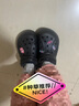 CROCS卡骆驰秋冬新品暖棉洞洞鞋男女秋冬款贝雅暖棉拖鞋|205969 黑/黑-060(建议买大一码) 39 (240mm) 实拍图