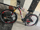 辐轮王全球十大自行车品牌排行榜辐轮王山地车成人变速运动成人男女单车 黑红白 -下单备注身高 实拍图