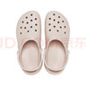CROCS卡骆驰厚底云朵洞洞鞋时尚百搭户外沙滩鞋女鞋|206750  石英粉-6UR（含智必星） 39 (250mm) 实拍图