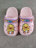 B.Duck小黄鸭童鞋儿童拖鞋夏季男童透气洞洞鞋女童可爱卡通家居鞋 955粉色 22 码 脚长13.5-14.2cm 实拍图