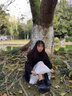 乐芬兰赫本风毛呢大衣女装2024春秋韩版黑色中长款过膝呢子大衣加厚外套 黑色 加厚 S【建议90-105斤】 实拍图