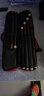 Jinchuan 专业笛子包竹笛箫收纳袋牛津布防泼水加厚防震可手提单肩背 七支装红色75cm长 长笛箫包 实拍图