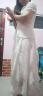亿梵莎（YIFANSHA）新款连衣裙夏季女生裙子夏天2024法式高级感气质显瘦仙女中长裙 米白色 L建议105-115斤 实拍图