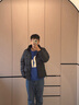 新艺鸿运（XINYIHONGYUN）落地式拱形大镜子落地全身镜服装店立体镜试衣镜家用衣帽间穿衣镜 100*200经典黑-显瘦款高清防爆 实拍图