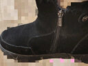 森达时尚雪地靴女冬季保暖增高显瘦加绒休闲短靴ZT804DD2 黑色 39 晒单实拍图