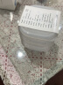 sungsa日本进口抗菌冷冻小肉盒水果盒冰箱肉类收纳盒葱姜蒜保鲜盒食品级 抗菌款120ml*6个装 实拍图