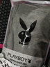 花花公子（PLAYBOY）德绒保暖内衣男厚款加绒加厚秋冬圆领秋衣秋裤男士衣裤大红套装 深麻灰【中领加厚德绒】套装 L (推荐体重110-120) 实拍图