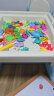 曼龙儿童积木桌椅套装宝宝多功能学习家用阅读绘画桌子游戏拼搭玩具桌 晒单实拍图