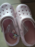 SNOOPY史努比童鞋儿童拖鞋夏季轻便男女童花园沙滩洞洞鞋4979粉色38-39 实拍图