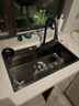 GOFU高赋-G18瀑布出水水槽不锈钢厨房大单槽多功能洗菜池洗菜盆洗碗槽 G18[水槽8046E] 实拍图