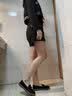 ZHR则则乐福鞋女真牛皮舒适女鞋柔软两穿休闲单鞋 BT17黑色37 实拍图