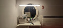 炬胜卫生间镜前灯  防水防雾浴室卫生间镜柜灯北欧梳妆台灯可伸缩镜灯 黑色70cm-16W三色光 实拍图