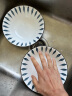贺川屋 拉面碗日式釉下彩家用8英寸陶瓷汤碗大号 牛肉面碗和风斗笠碗 吃螺蛳粉碗泡面碗 2只装 芝兰 晒单实拍图