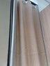 赫伊莎【窗帘+伸缩杆】窗帘免打孔安装一整套卧室门帘全遮光飘窗 米色(遮光85%左右) 【适合宽0.7～1.1米】帘1.4*2.0米高单开 实拍图