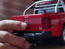 车致1:32皮卡车猛禽玩具儿童玩具声光合金回力玩具小汽车模型礼物皮卡 红牛猛禽皮卡蓝 实拍图