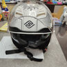 FASEED法赛德摩托车头盔踏板男女士双镜片四季半盔特大码729安全帽 太阳灰白，送【蚁人手套+头套】 3XL(62-63)头围 实拍图