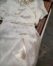 川朗新中式连衣裙2024夏新款女装小个子雪纺遮肚子优雅吊带裙子两件套 米白色 M（100斤-115斤） 晒单实拍图