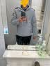 西域骆驼（VANCAMEL）棉服男冬季羊羔绒大码棉衣外套加绒加厚连帽冬装棉袄 浅灰 3XL 实拍图