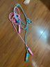 特步（XTEP）儿童跳绳幼儿园小学生初学者体能训练绳可调节木柄健身绳子粉色 晒单实拍图