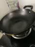 炊大皇炒锅铁锅无涂层烹饪锅具铸铁炒菜锅电磁炉燃气煤气灶明火通用 约3~4口使用铸铁锅C32D2 32cm 实拍图