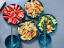 万享26件北欧轻奢碗碟套装家用祖母绿餐具陶瓷碗盘组合网红高颜值碗筷 实拍图