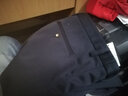 雅鹿休闲西裤男秋冬加绒商务修身西裤弹力通勤西装裤子藏青加绒34 实拍图