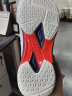 YONEX尤尼克斯羽毛球鞋包裹舒适透气比赛训练男女SHB57EX白/霓虹39码 实拍图