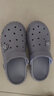 大嘴猴大嘴猴踩屎感凉拖鞋居家户外防滑情侣外穿女洞洞鞋沙滩凉鞋男防臭 陨石灰 42-43 实拍图