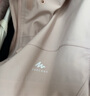 迪卡侬（DECATHLON）户外硬壳冲锋衣女款春秋登山服防风防水夹克风衣运动外套MH150 豆蔻粉 S 实拍图